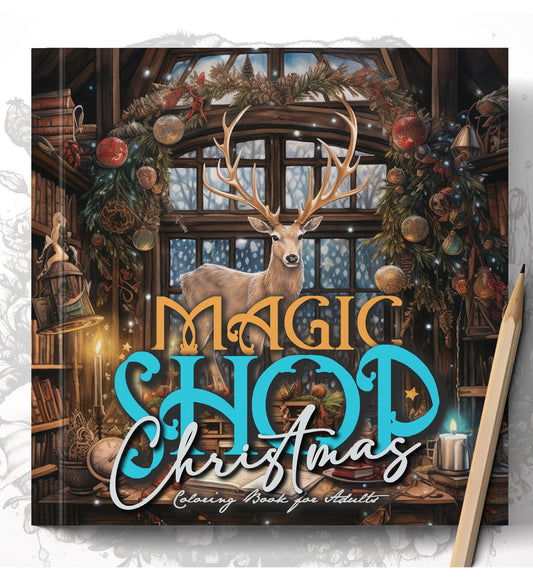 Magic Shop Christmas Coloring Book (Printbook) - Monsoon Publishing USA