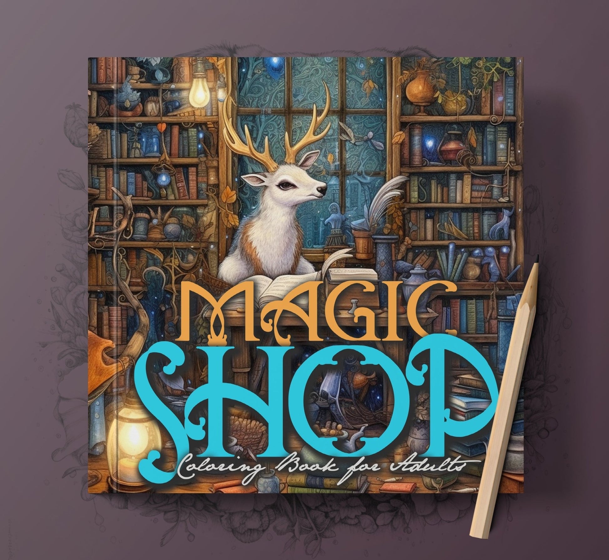 Magic Shop Grayscale Coloring Book (Printbook) - Monsoon Publishing USA