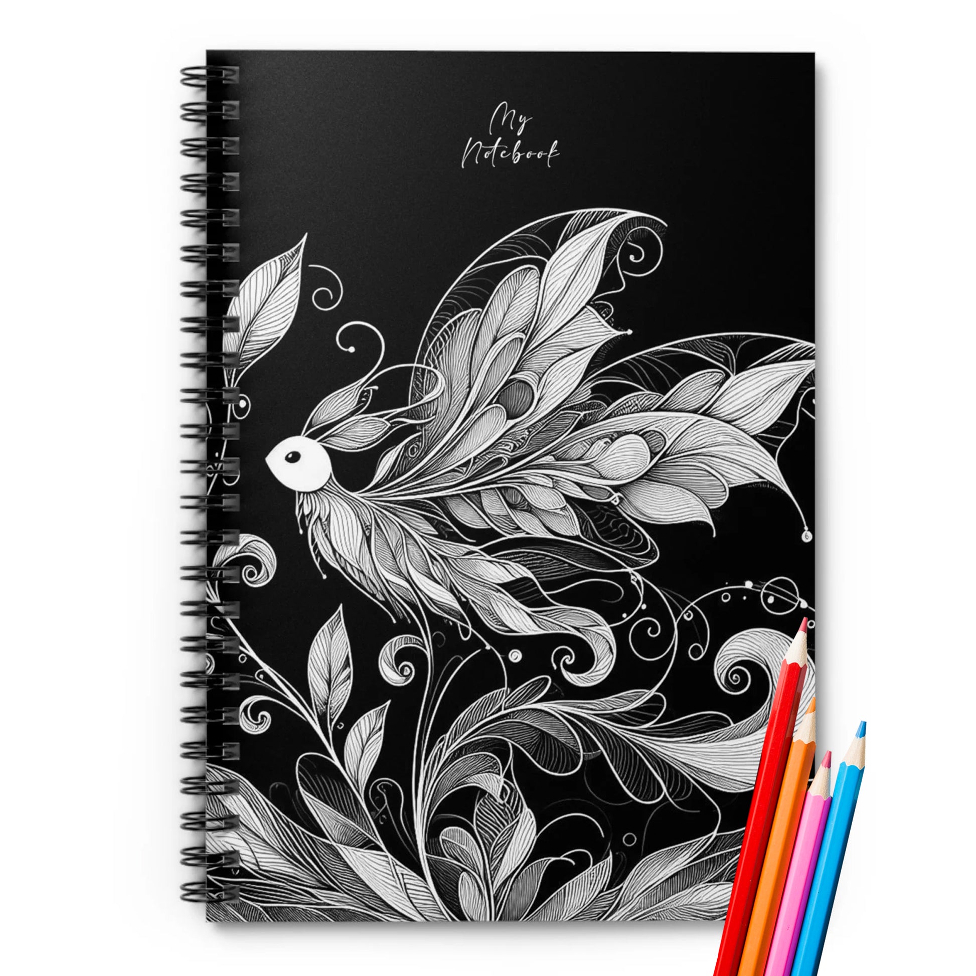 colorable spiral notebook monsoon publishing