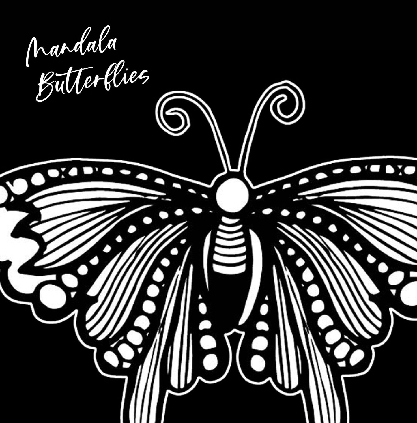 Mandala Butterflies Coloring Book (Printbook) - Monsoon Publishing USA