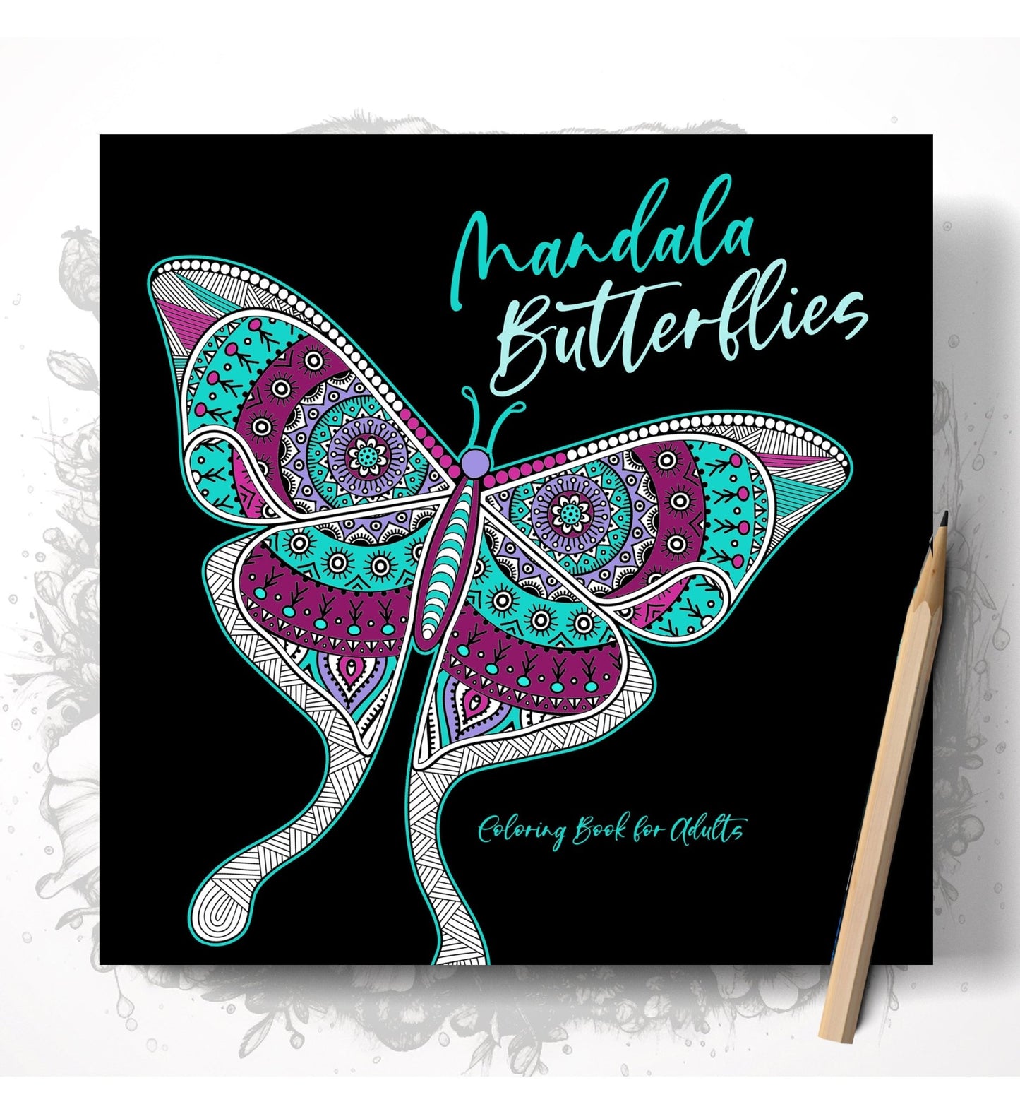 Mandala Butterflies Coloring Book (Printbook) - Monsoon Publishing USA