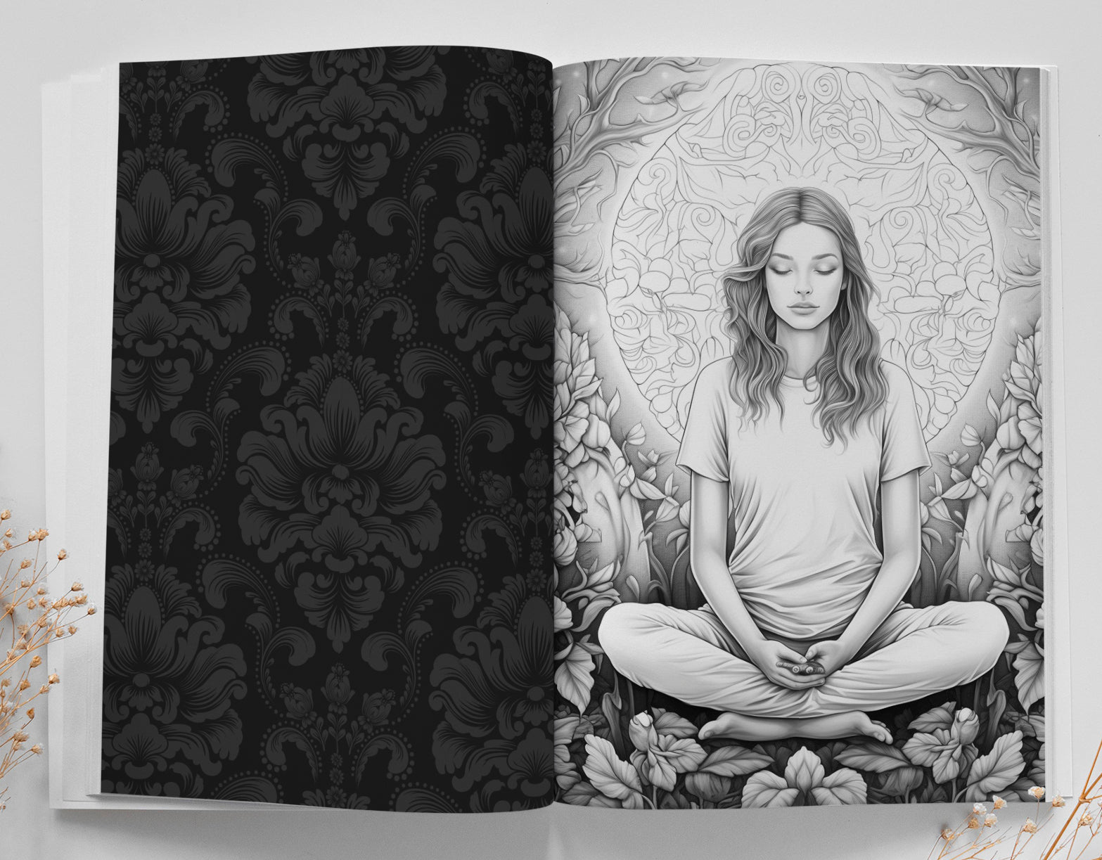 Meditation Coloring Book for Adults (Printbook) - Monsoon Publishing USA