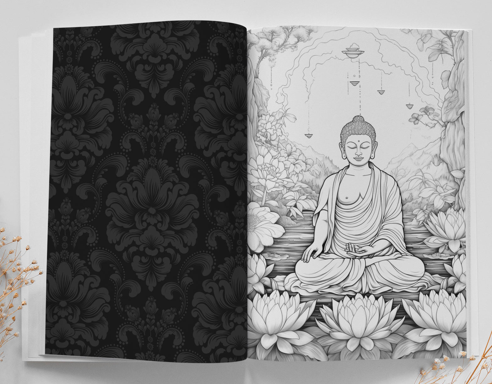 Meditation Coloring Book for Adults (Printbook) - Monsoon Publishing USA