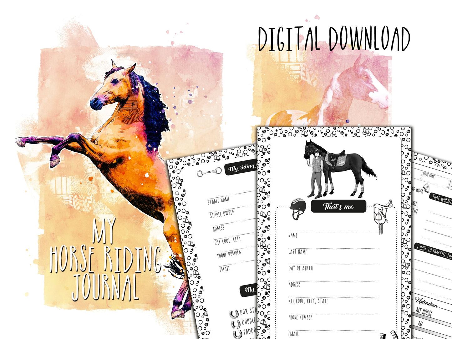 My Horse Riding Journal (Digital) - Monsoon Publishing USA