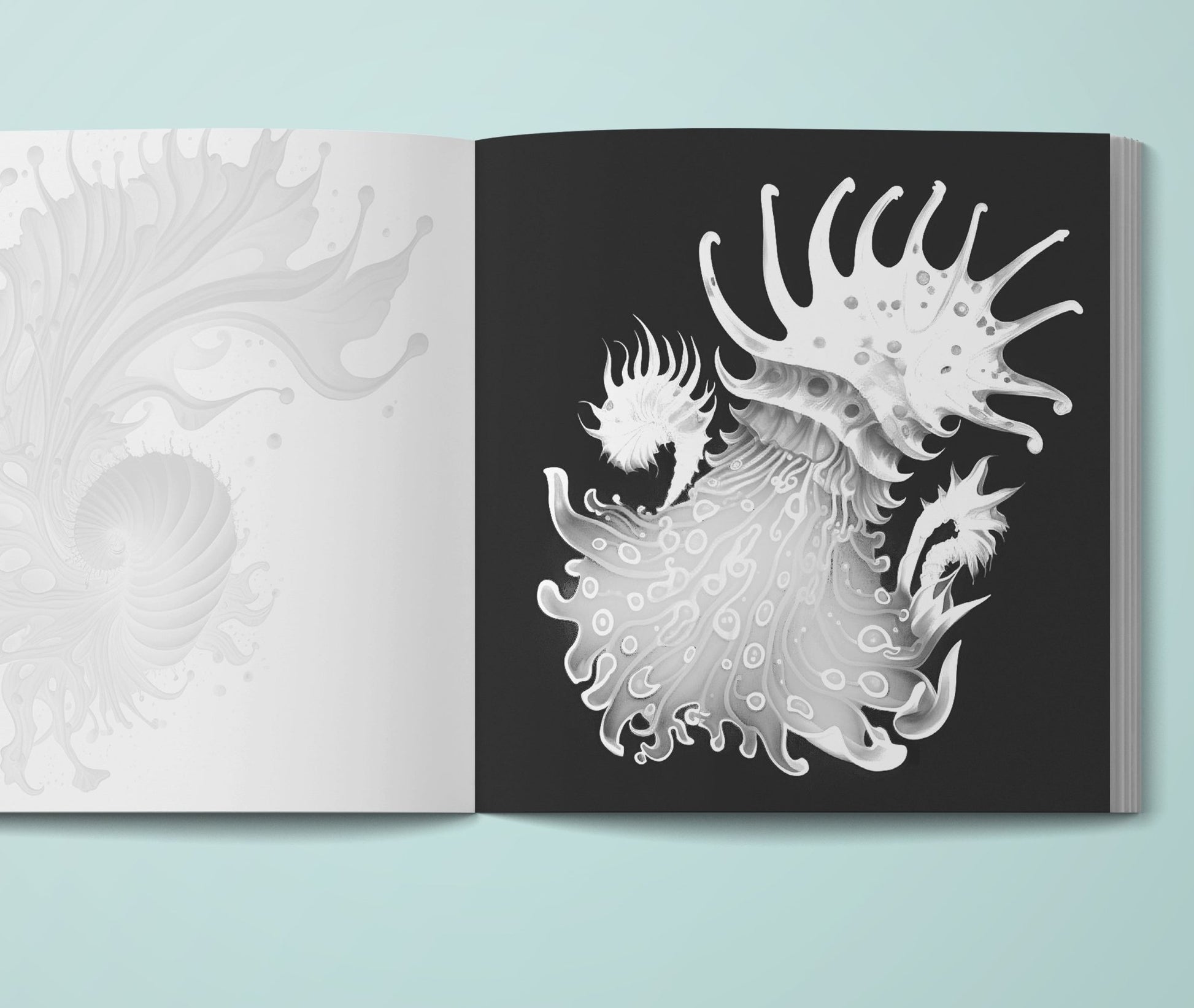 Nudibranchs Coloring Book Ocean (Printbook) - Monsoon Publishing USA