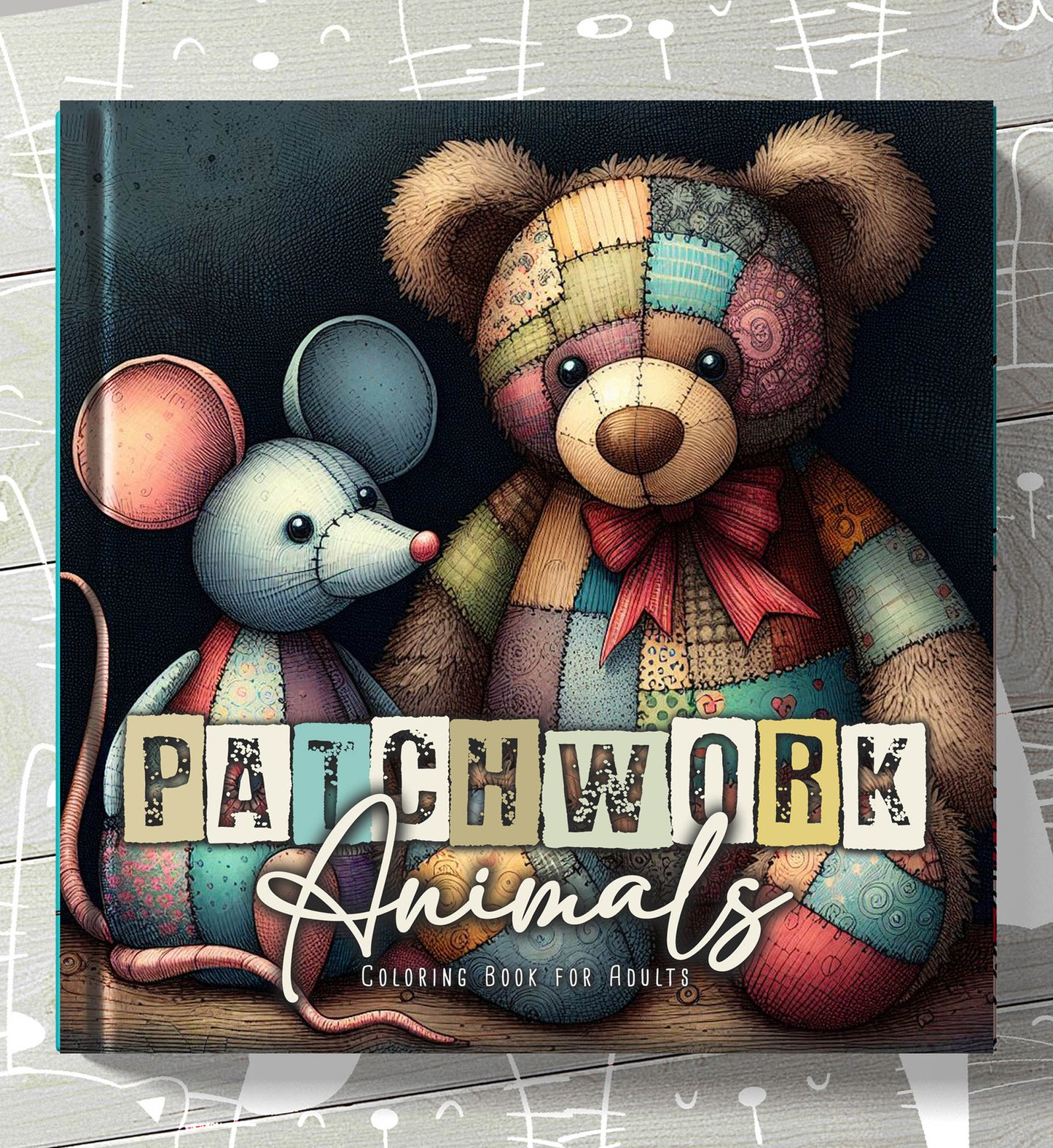 Patchwork Animals Coloring Book (Printbook)