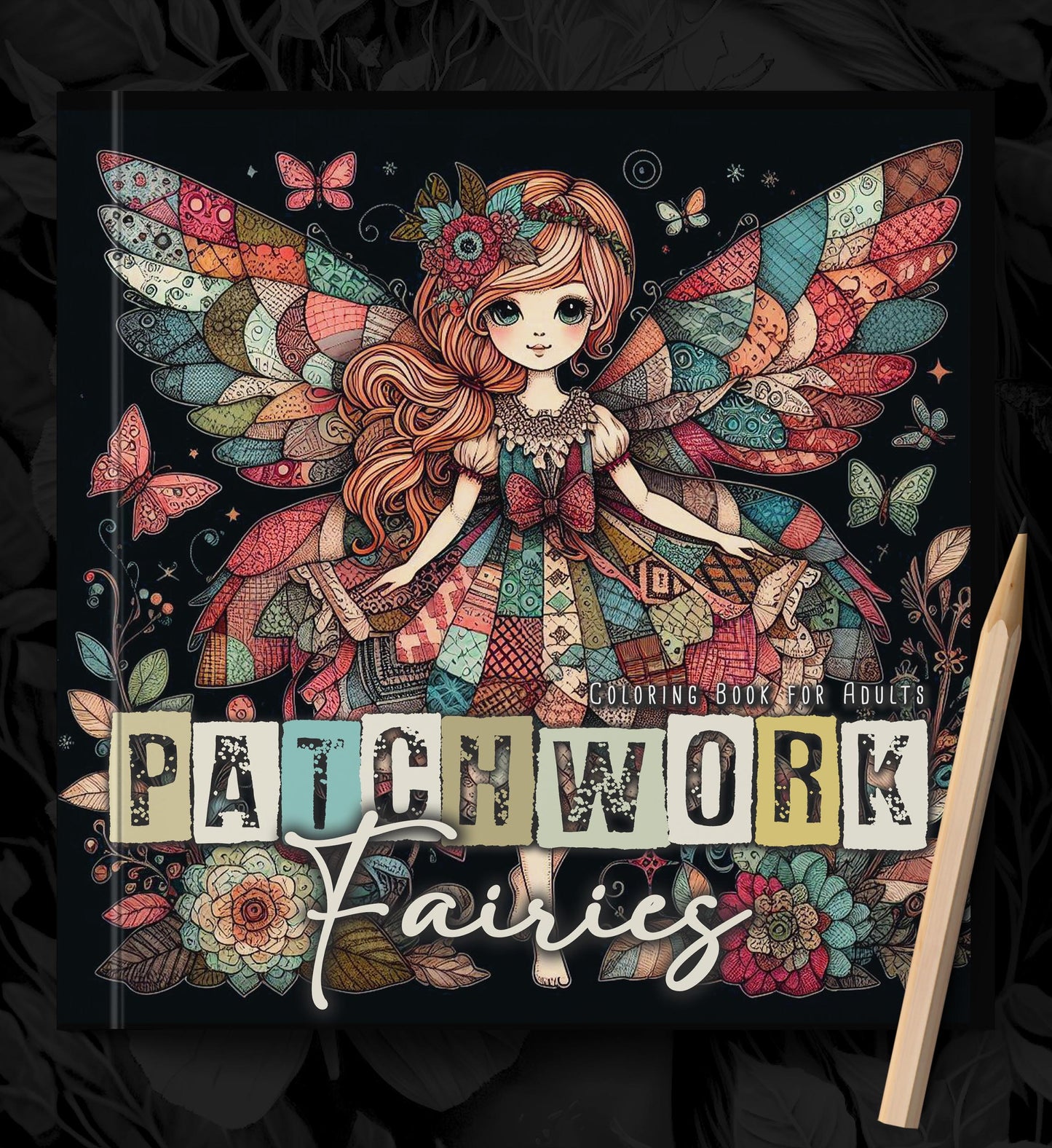 Patchwork Fairies Coloring Book (Digital)