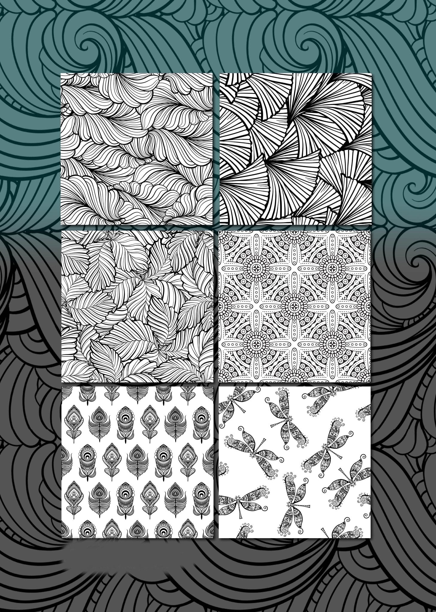 Patterns Coloring Book Zentangle (Printbook) - Monsoon Publishing USA