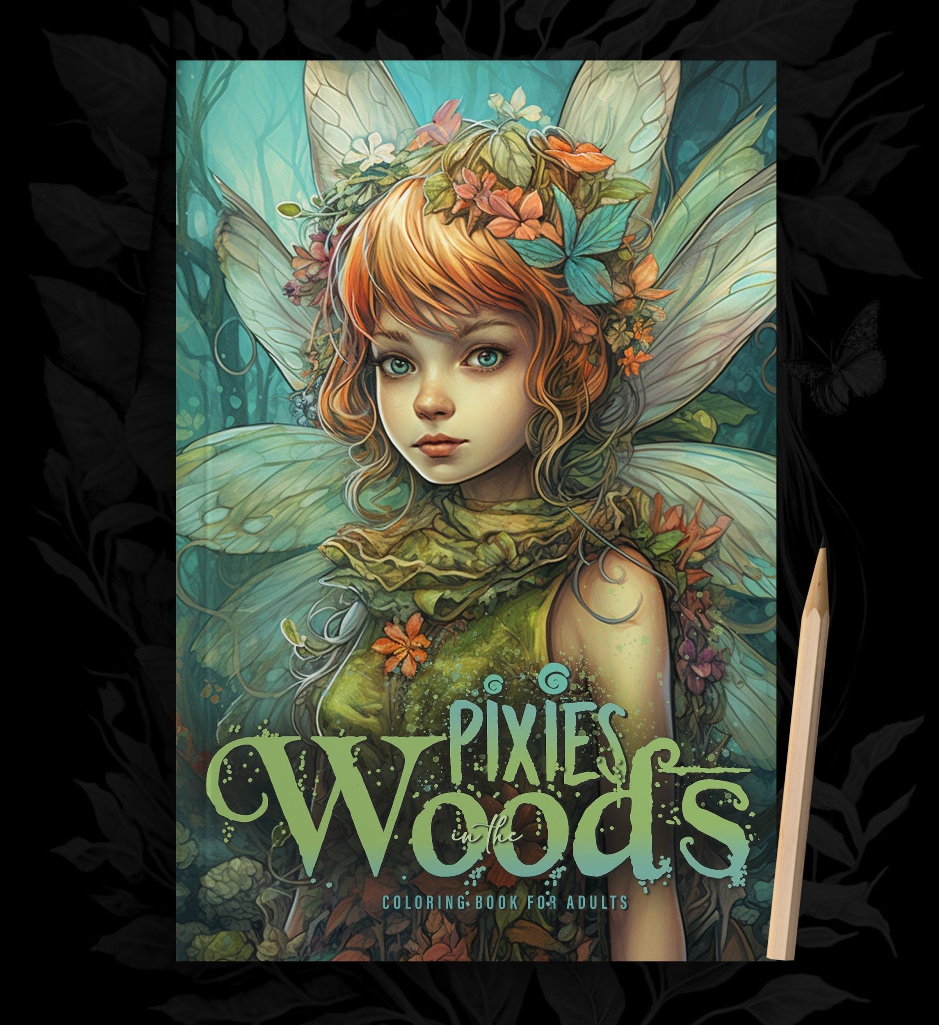 Pixies in the Woods Coloring Book (Printbook) - Monsoon Publishing USA