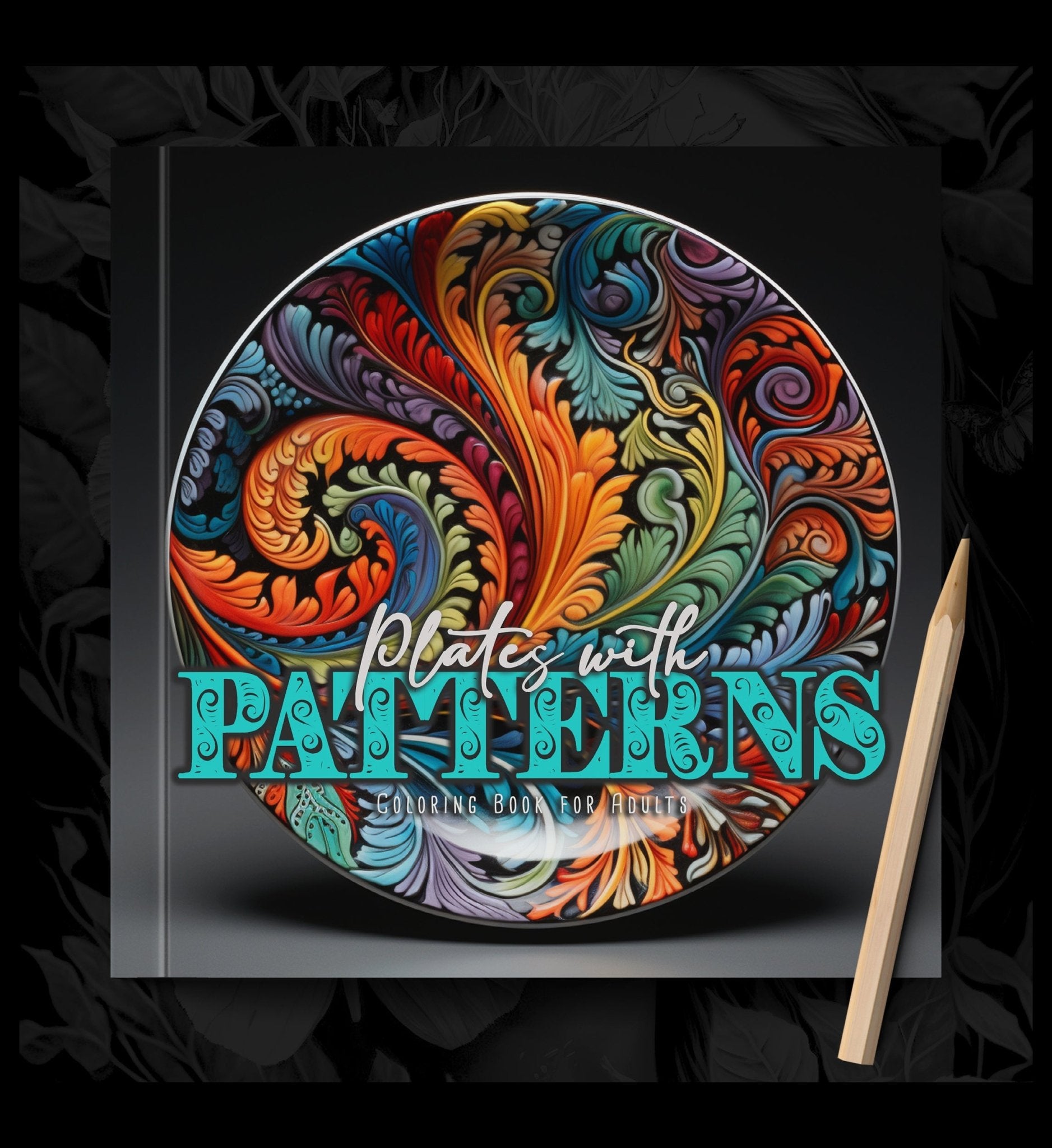 Plates with Patterns Coloring Book (Printbook) - Monsoon Publishing USA