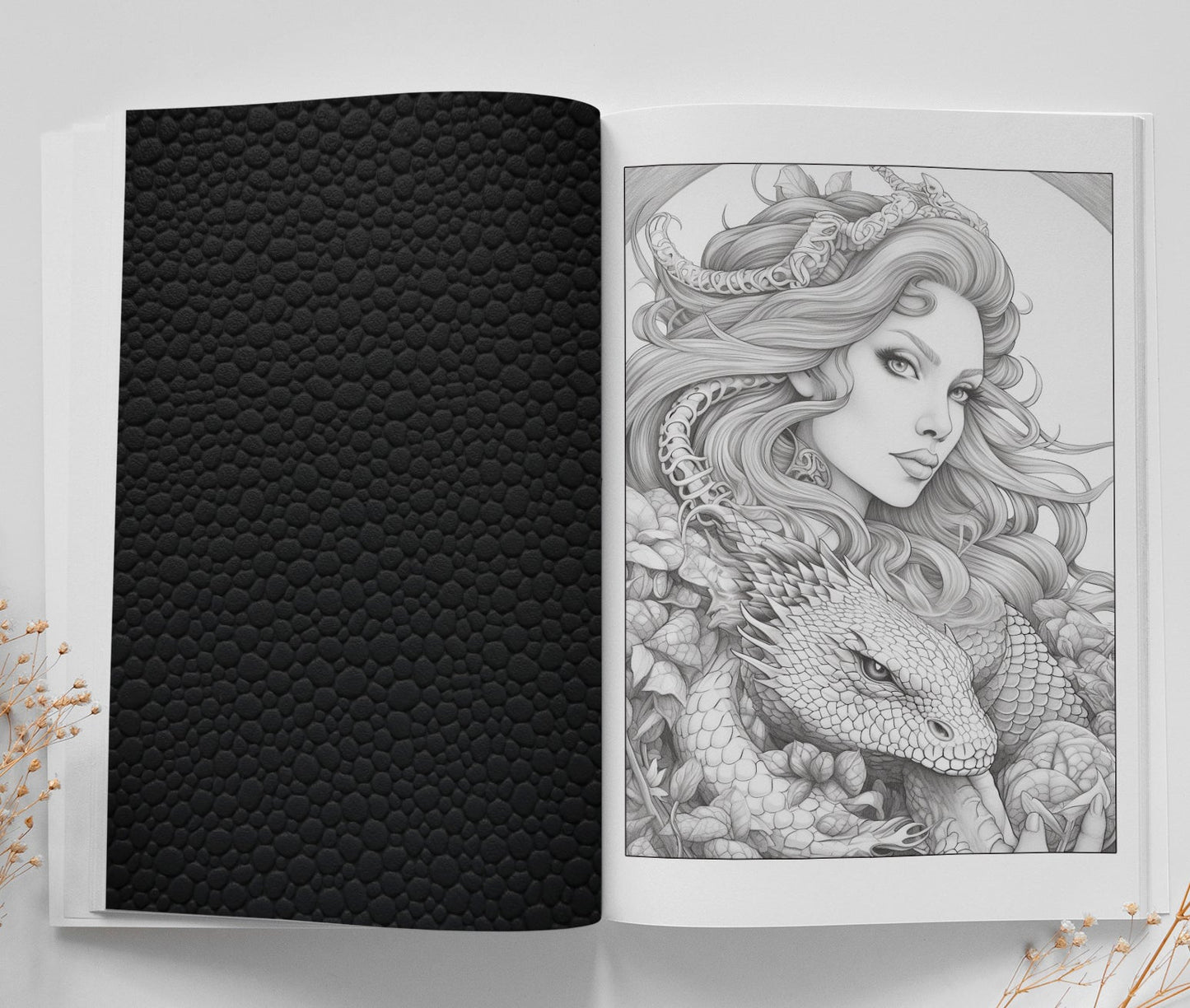 Reptilian Beauties Coloring Book Grayscale (Printbook) - Monsoon Publishing USA