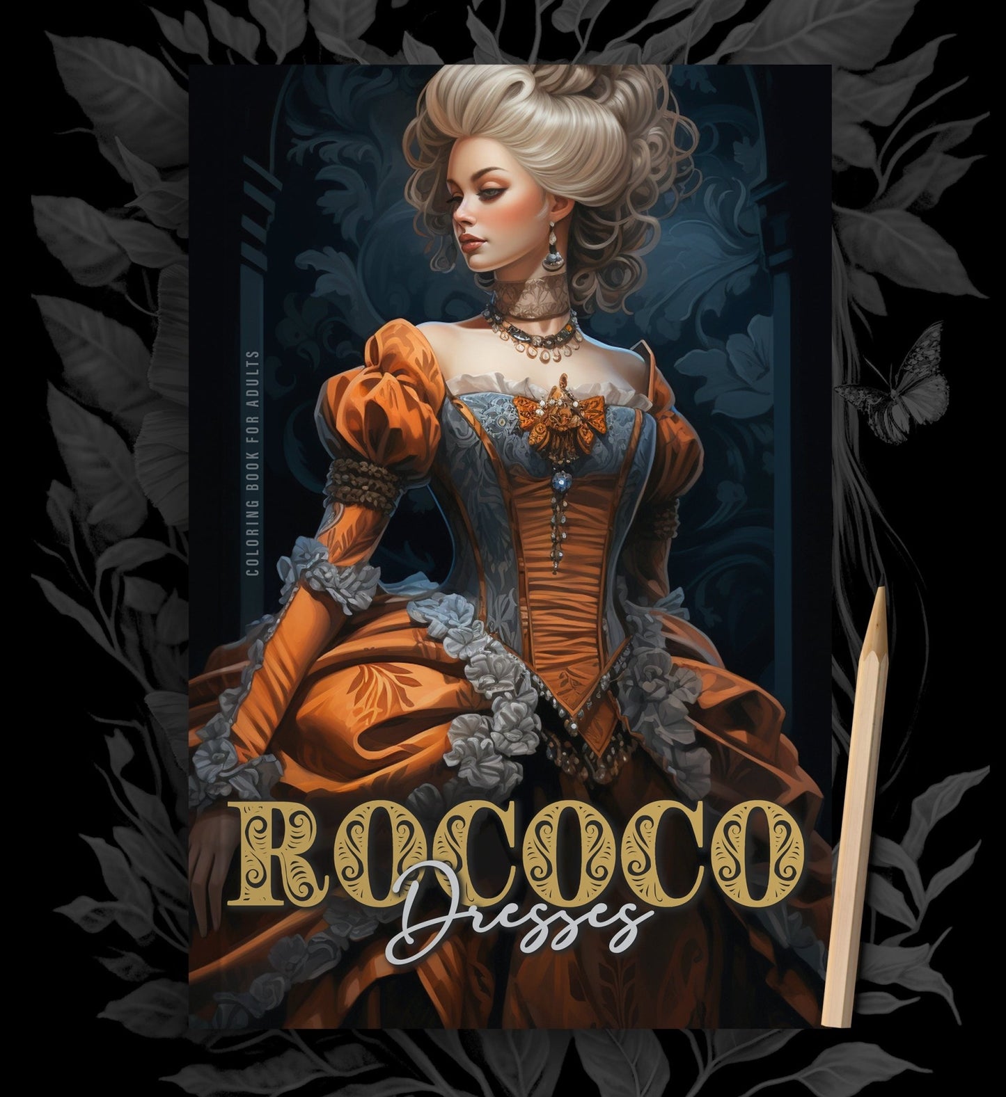Rococo Dresses Coloring Book (Printbook) - Monsoon Publishing USA