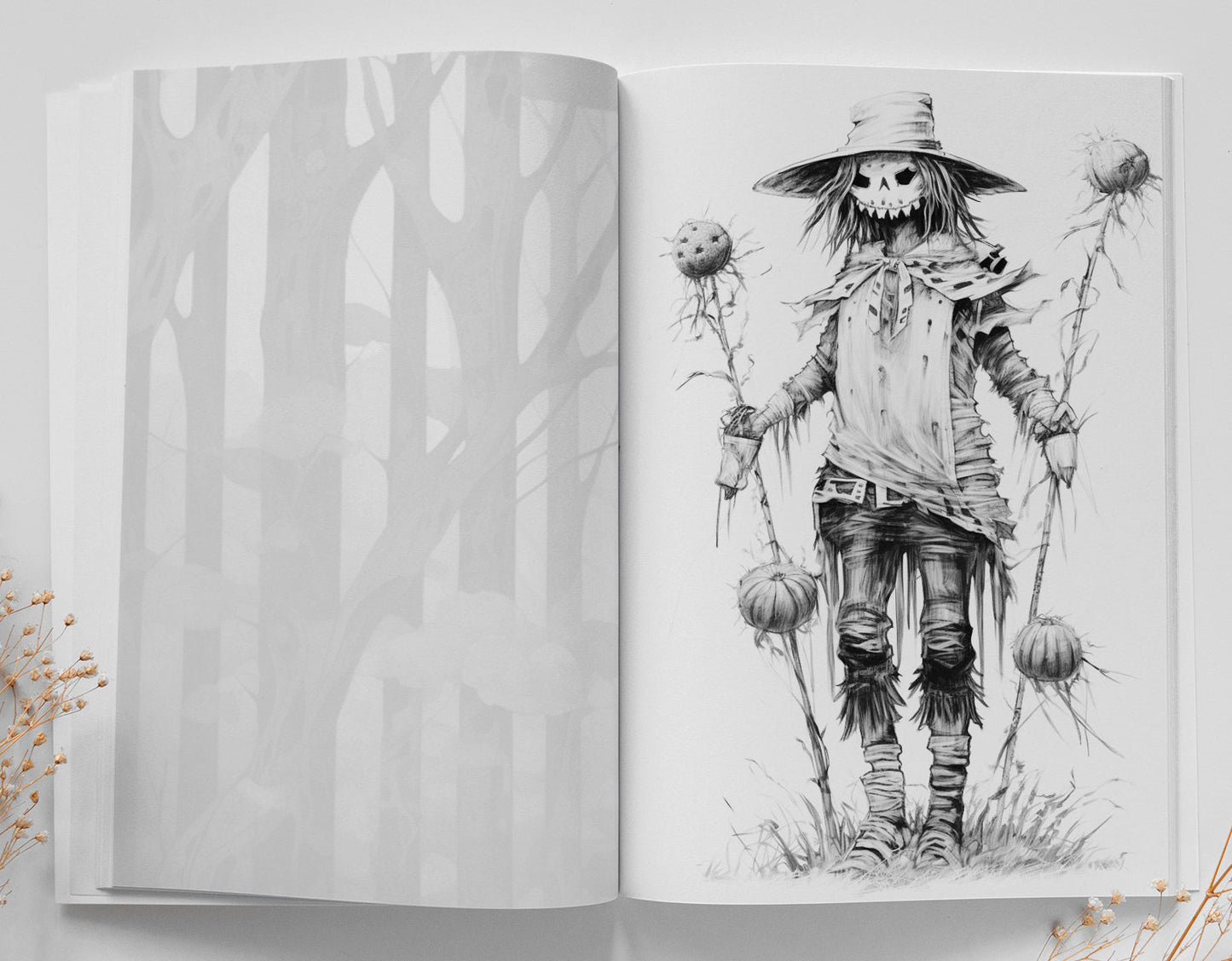 Scarecrows Halloween Coloring Book (Printbook) - Monsoon Publishing USA