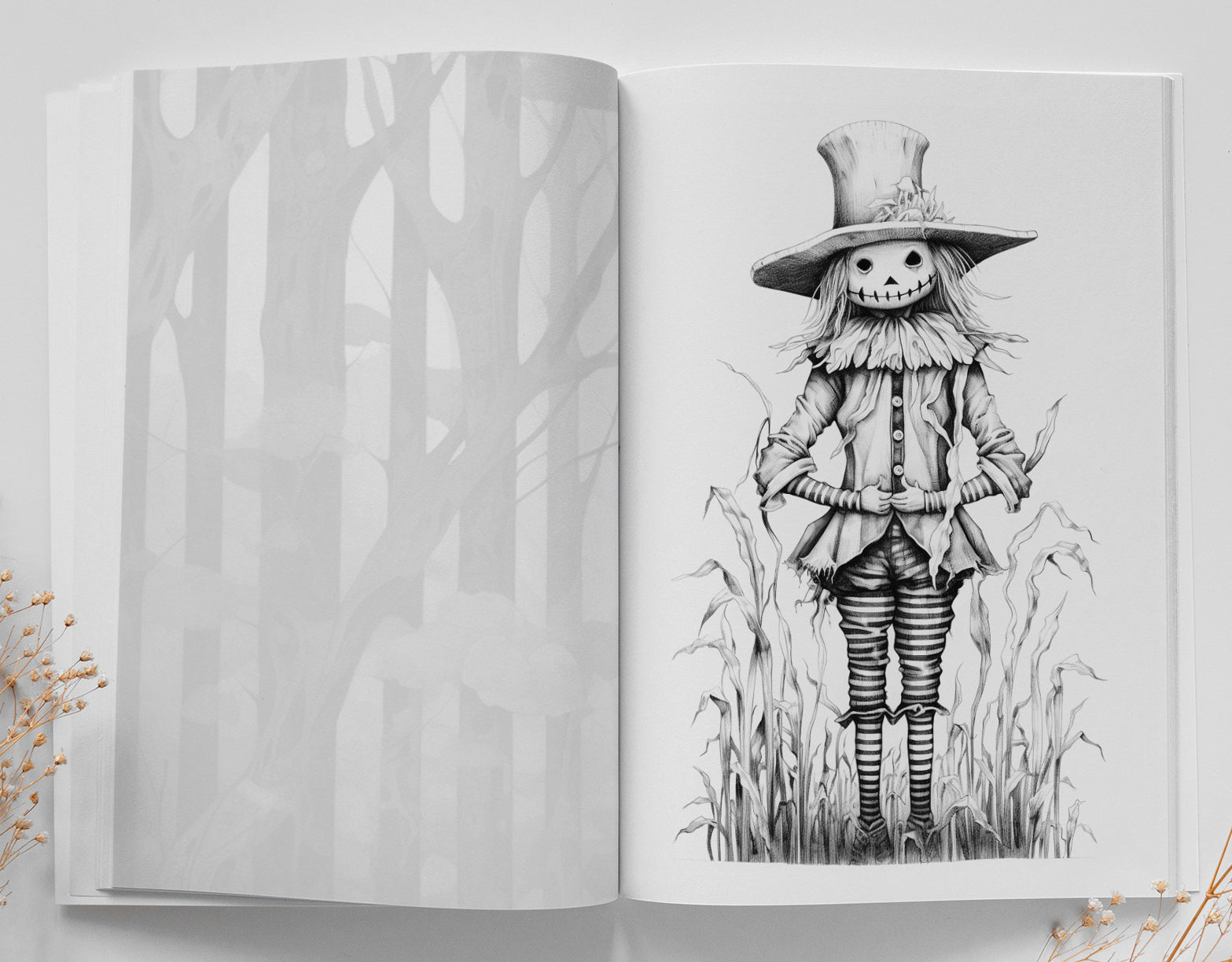 Scarecrows Halloween Coloring Book (Printbook) - Monsoon Publishing USA