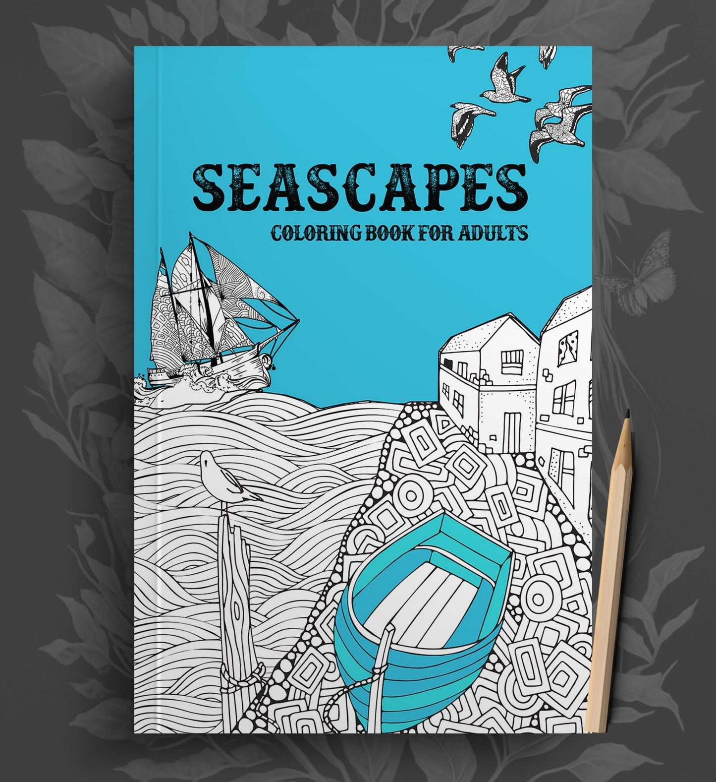 Seascapes Coloring Book Zentangle (Printbook) - Monsoon Publishing USA