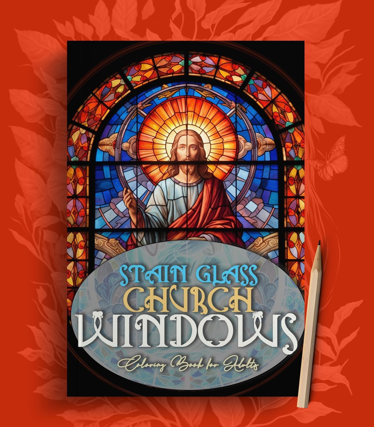 Stain Glass Windows Coloring Book (Digital) - Monsoon Publishing USA