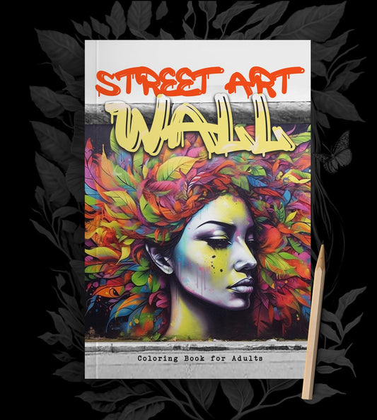 Street Art Graffiti Coloring Book (Printbook) - Monsoon Publishing USA