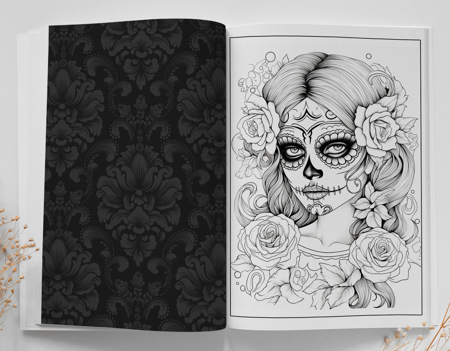 Sugar Skulls Catrinas Coloring Book (Printbook) - Monsoon Publishing USA