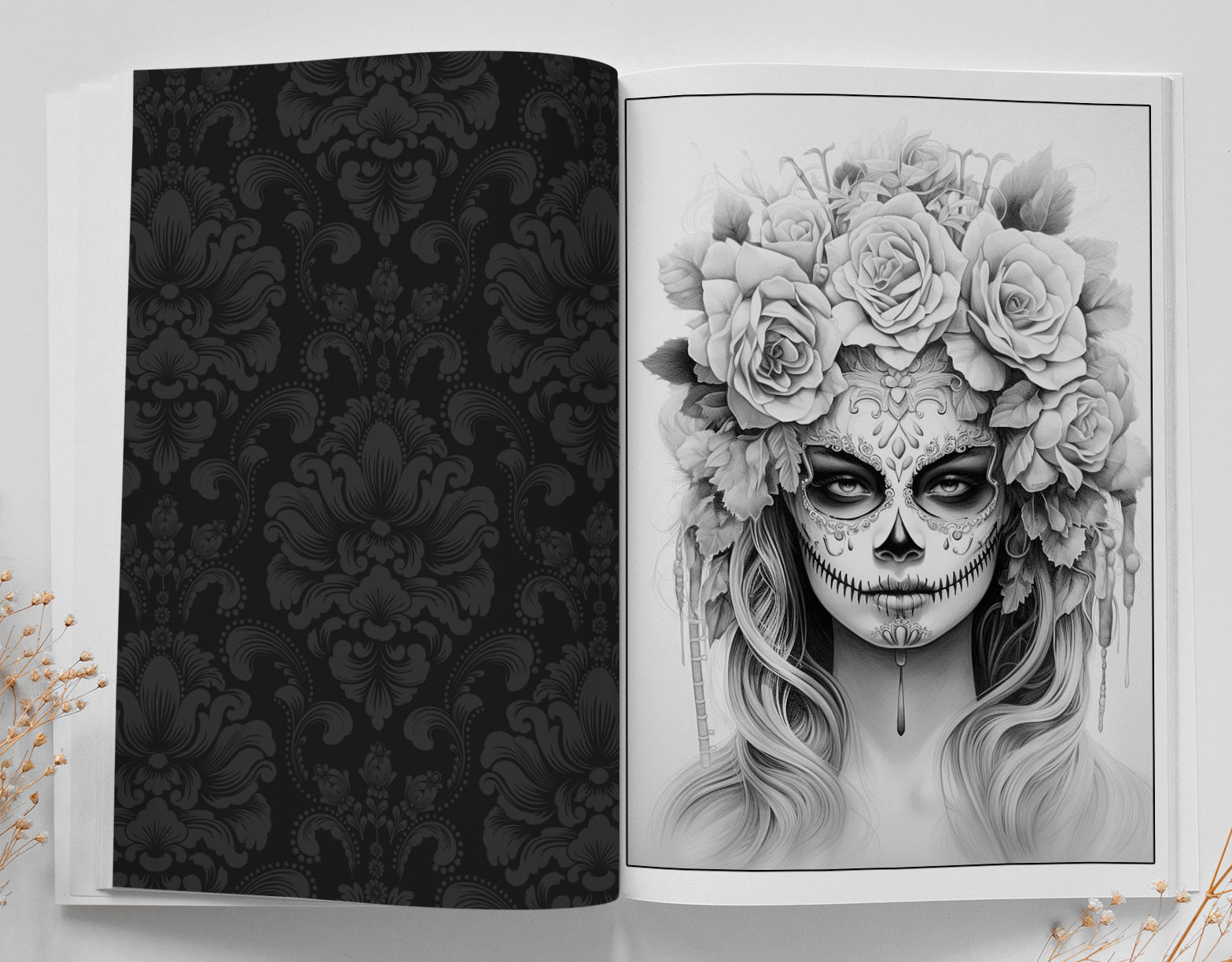 Sugar Skulls Catrinas Coloring Book (Printbook) - Monsoon Publishing USA