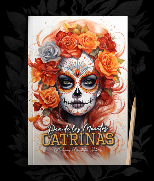 Sugar Skulls Catrinas Coloring Book (Printbook) - Monsoon Publishing USA
