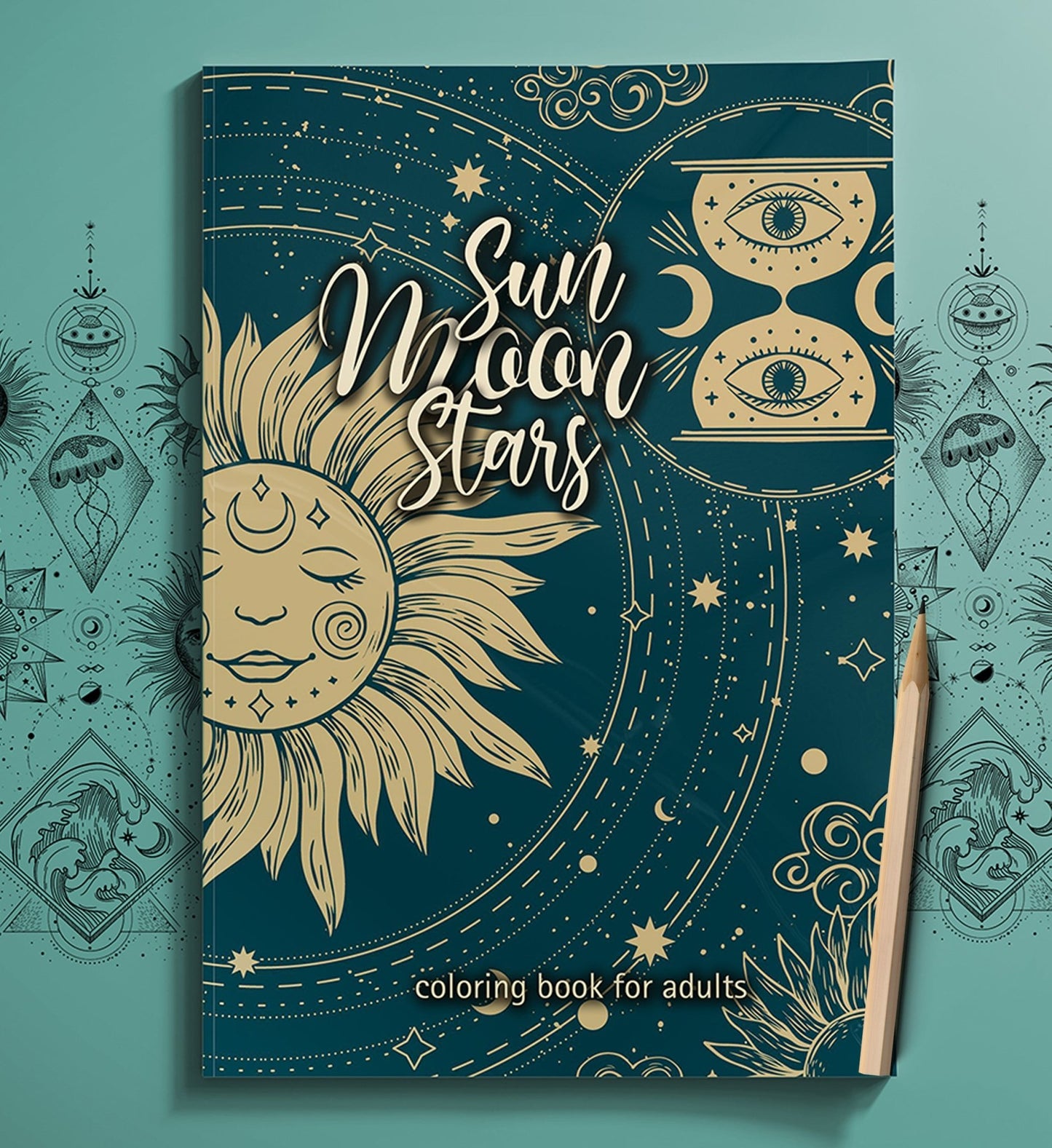 Sun Moon Stars Celestial Coloring Book (Printbook) - Monsoon Publishing USA