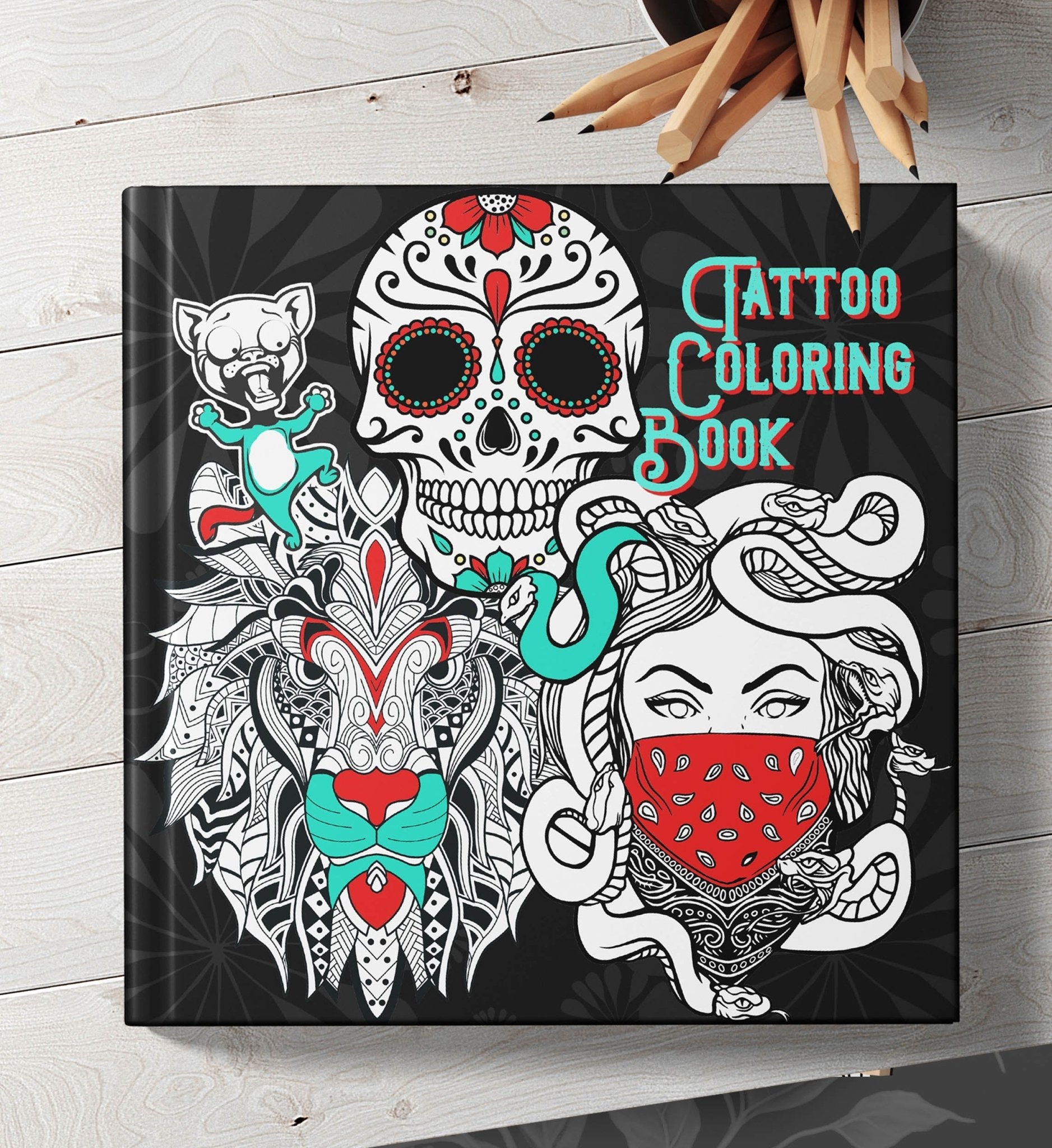 Tattoo Coloring Book for Adults (Printbook) - Monsoon Publishing USA