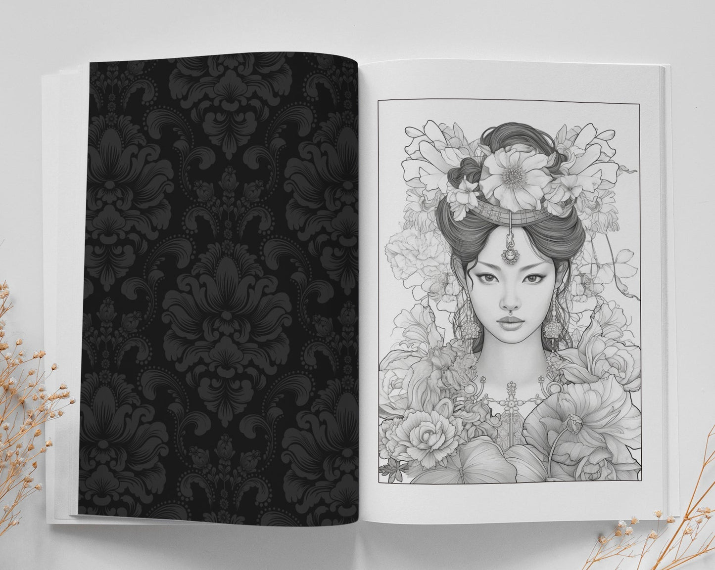 Traditional Thai Women Coloring Book (Digital) - Monsoon Publishing USA