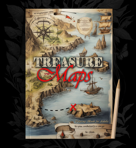 Treasure Map Coloring Book (Printbook) - Monsoon Publishing USA