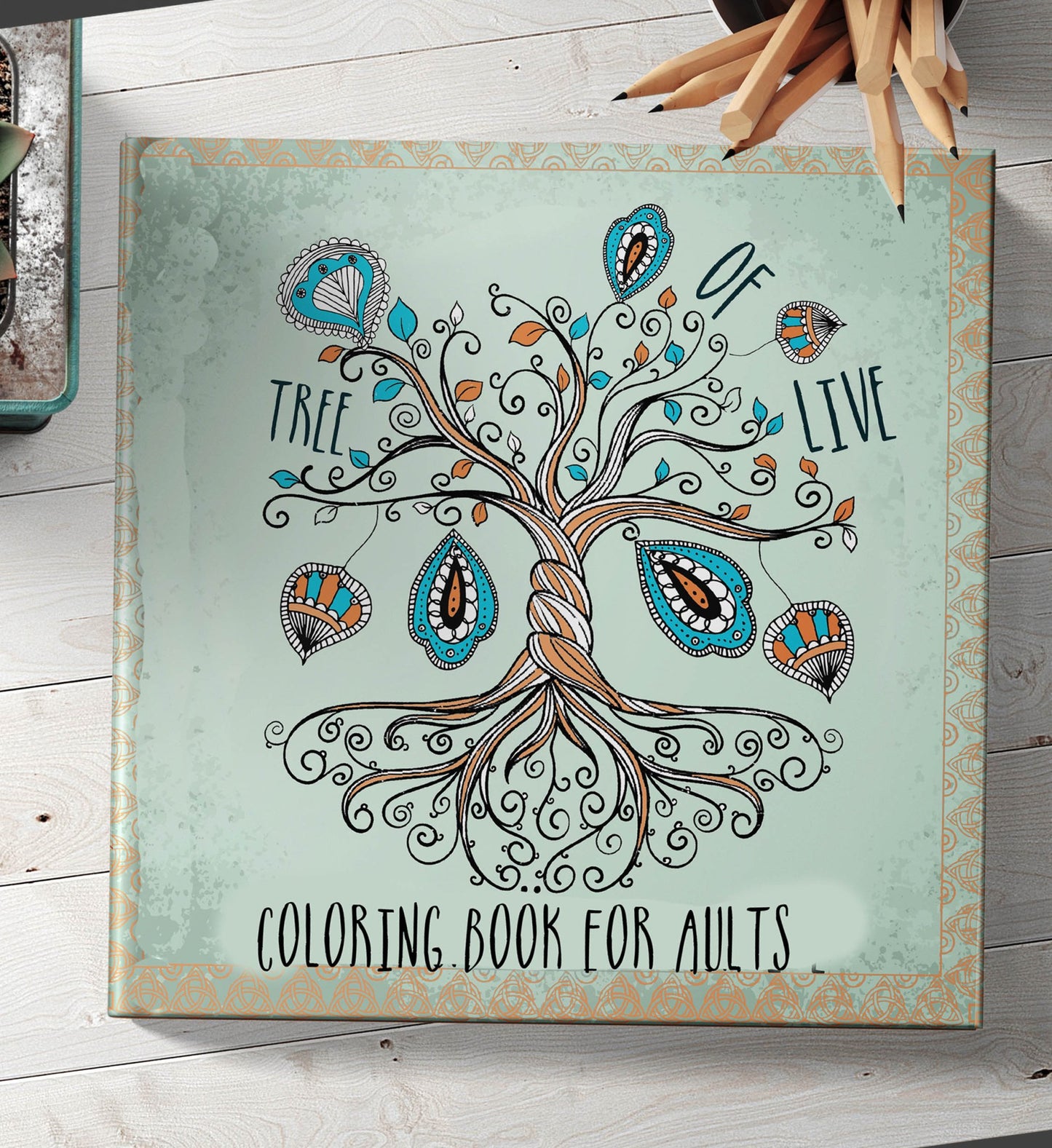 Tree of Life Coloring Book Zentangle (Printbook) - Monsoon Publishing USA