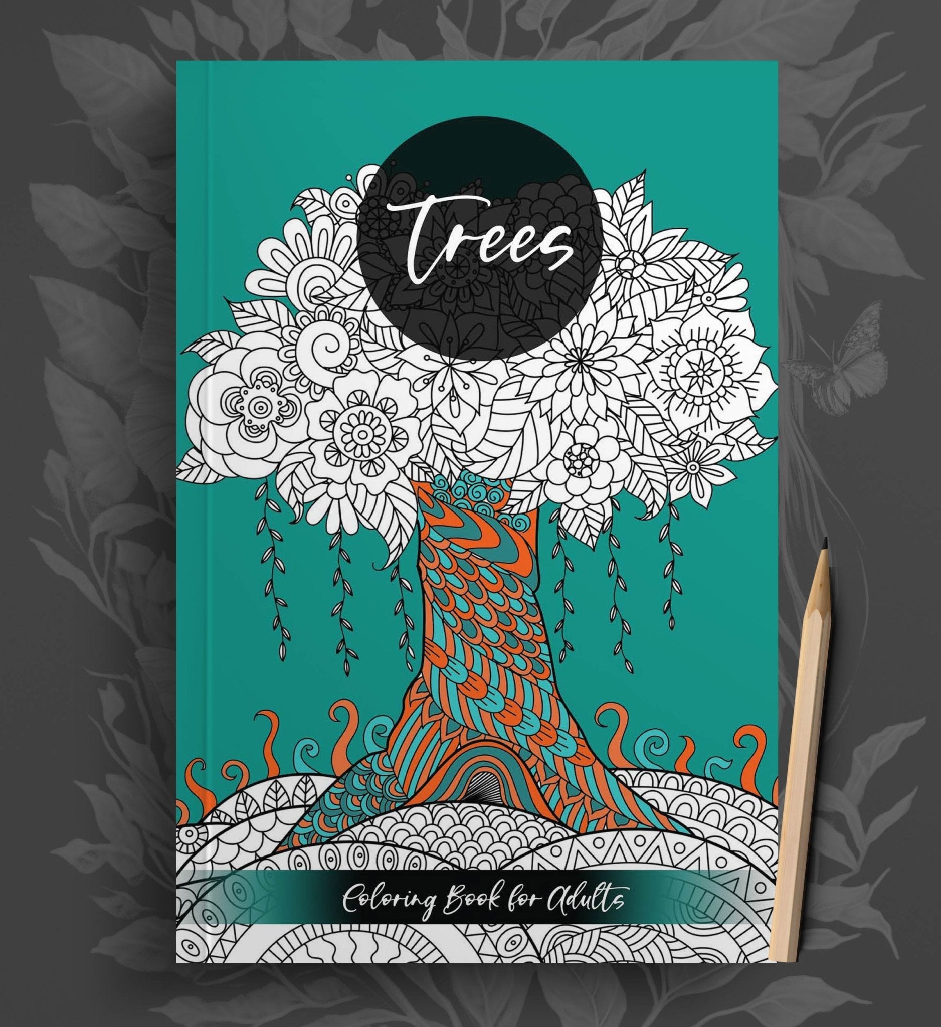 Trees Coloring Book Zentangle (Printbook) - Monsoon Publishing USA