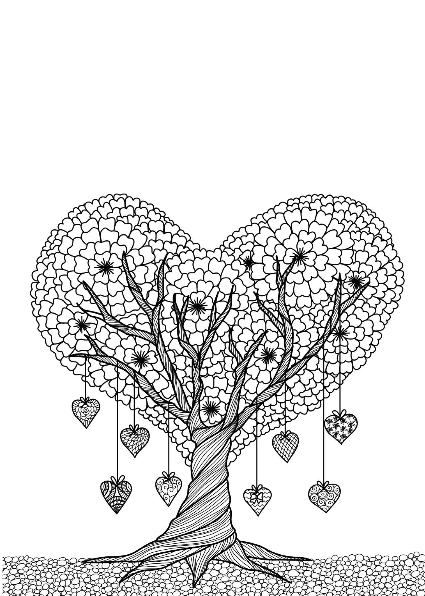 Trees Coloring Book Zentangle (Printbook) - Monsoon Publishing USA