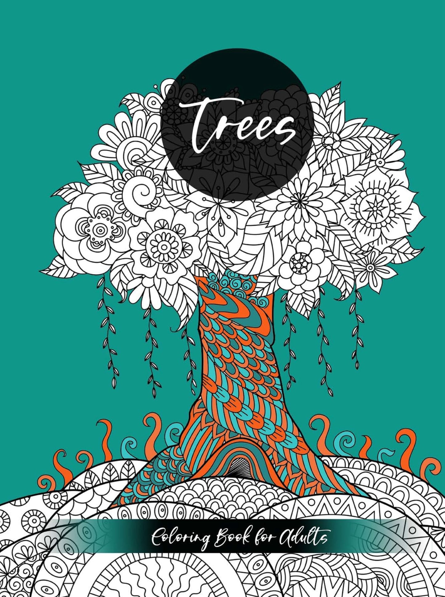 Trees Coloring Book Zentangle (Printbook) - Monsoon Publishing USA