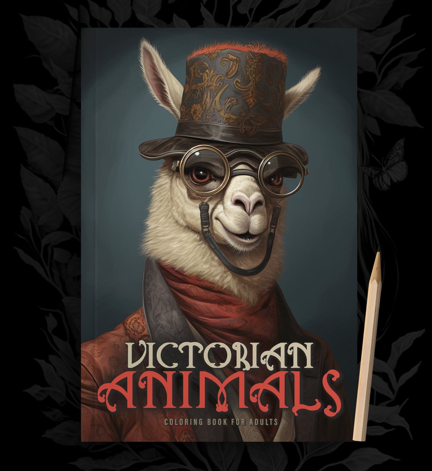 Victorian Animals Coloring Book Grayscale (Digital) - Monsoon Publishing USA