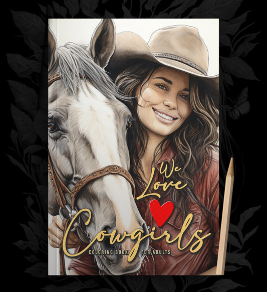 We love Cowgirls Coloring Book (Printbook) - Monsoon Publishing USA