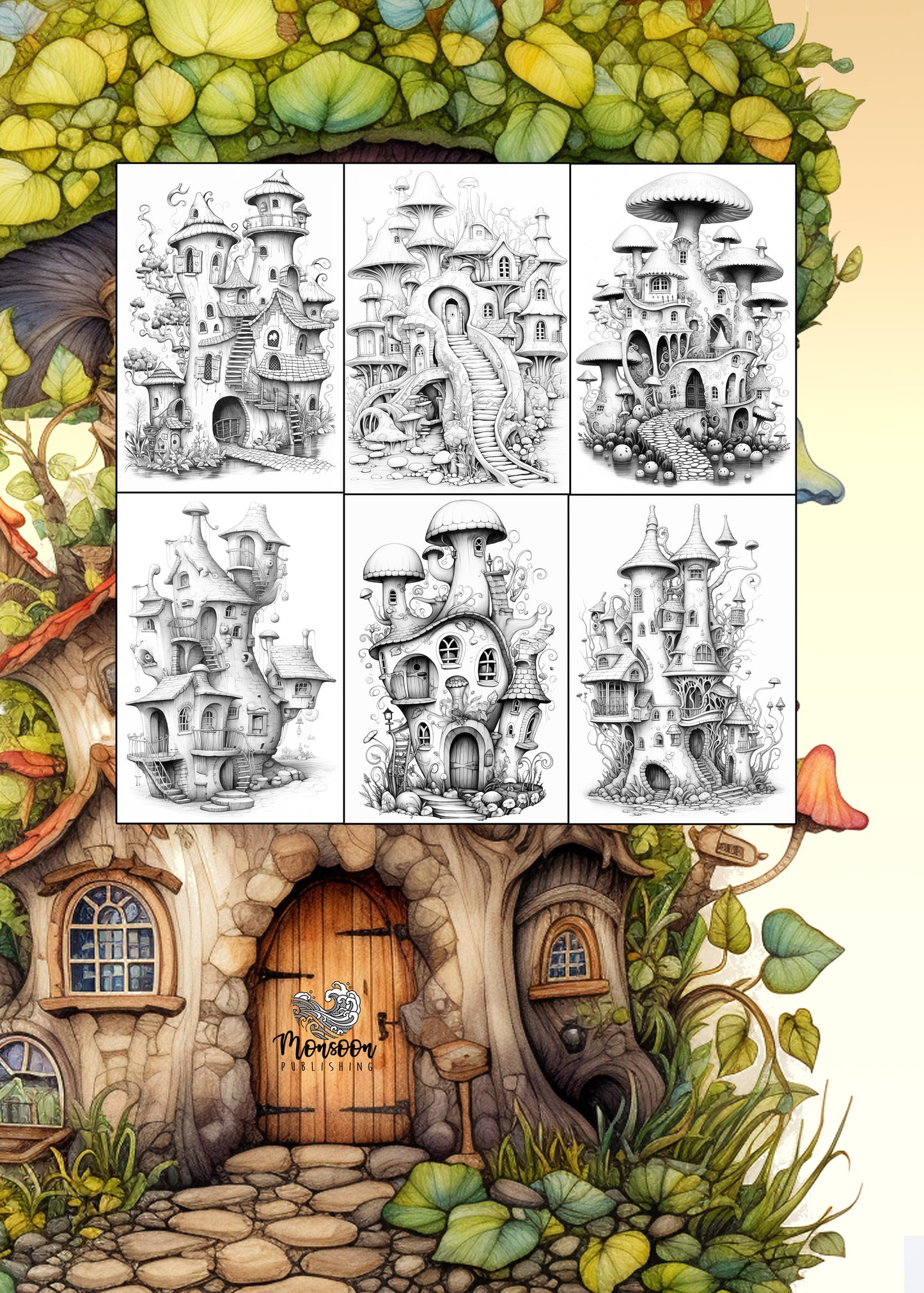 Whimsical Homes Coloring Book 2 (Printbook)