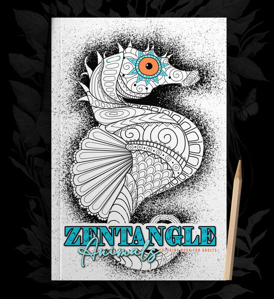 Zentangle Animals Coloring Book (Printbook) - Monsoon Publishing USA
