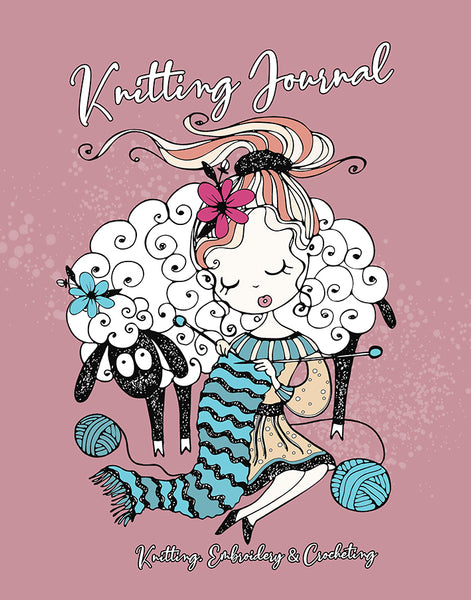 Knitting Journal: Cute Emoji Knitting Journal: Half Lined Paper, Half Graph  Paper (4:5 Ratio) Knitting Gifts for Women